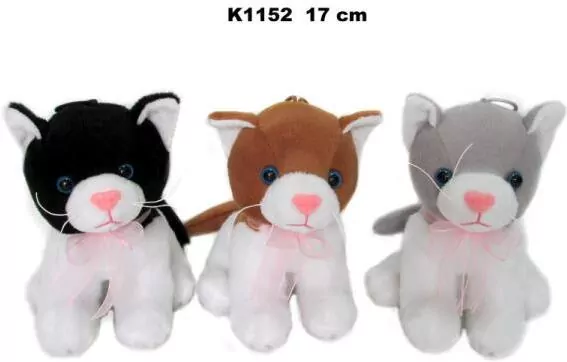 Maskotka Kot z głosem 17cm. Mix, 1 sztuka - tantis.pl