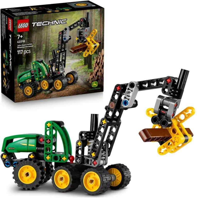 LEGO® Technic. Harwester kołowy John Deere 42218 - tantis.pl