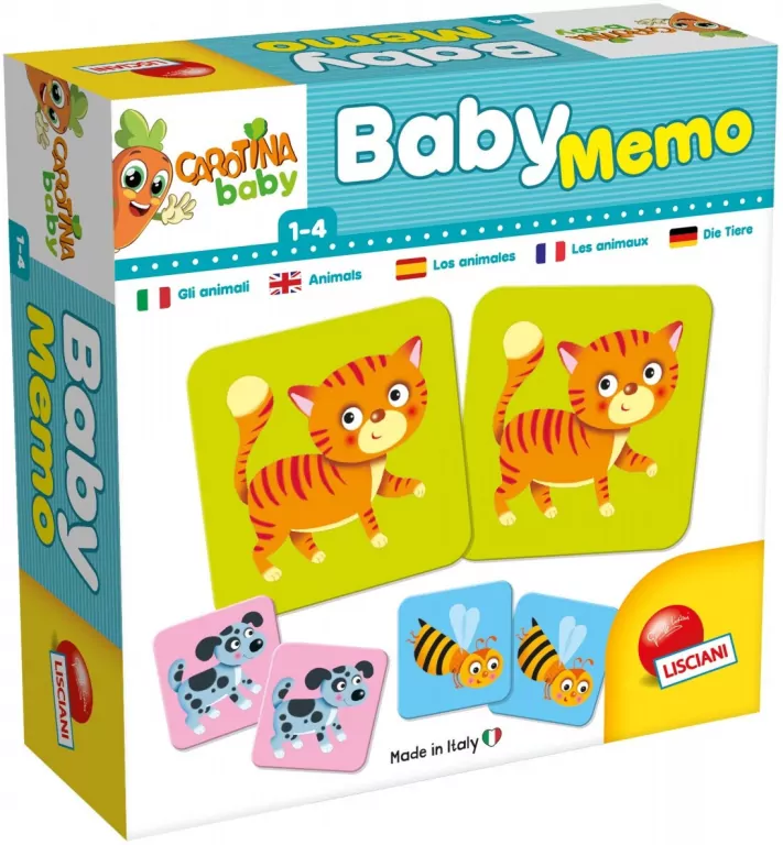 Carotina Baby. Memo Zwierzęta - tantis.pl