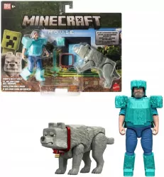 Minecraft Najlepszy przyjaciel wilk Steve