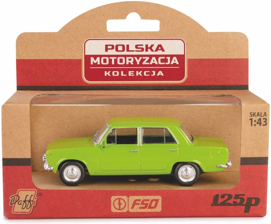 Kolekcja PRL Fiat 125p, zielony - tantis.pl