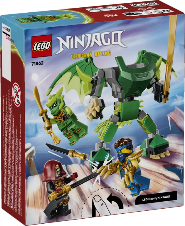 LEGO® Smoczy mech Lloyda — zestaw bitewny 71862 - tantis.pl