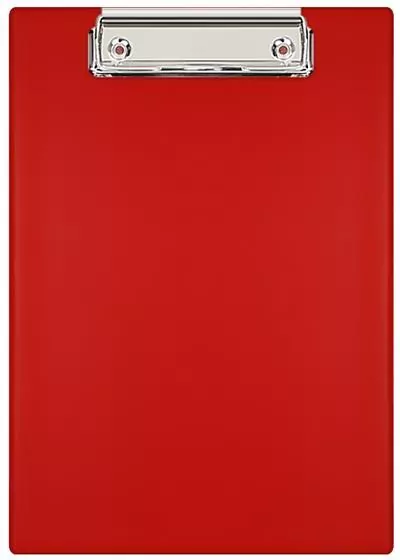 Biurfol. Clipboard A5 Deska PCV, czerwony - tantis.pl
