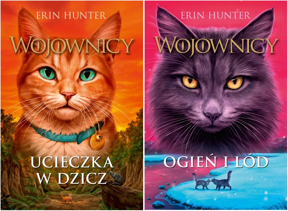 Pakiet: Ucieczka w Dzicz / Ogień i lód. Wojownicy. Tom 1-2 - tantis.pl