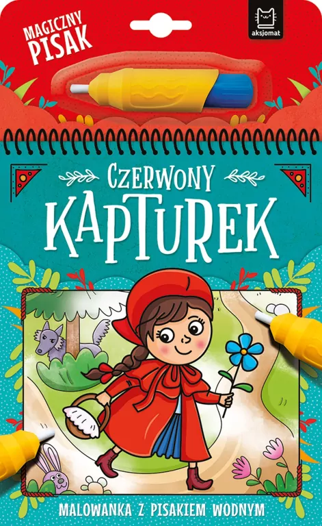 Czerwony Kapturek. Malowanka z pisakiem wodnym - tantis.pl