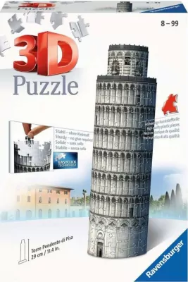 Ravensburger. Puzzle 3D, Mini budowle 54 elementy. Krzywa Wieża w Pizie
