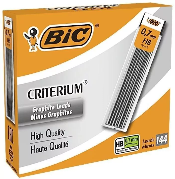 Wkłady Criterium 0,7mm HB (12szt) BIC - tantis.pl