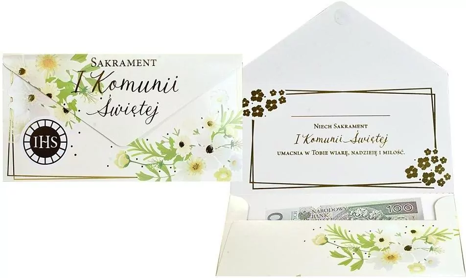 Koperta podarunkowa Komunia - tantis.pl