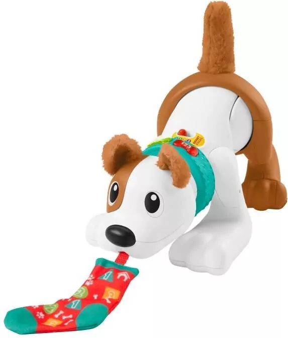 Edukacyjny piesek raczkujący. Fisher Price - tantis.pl