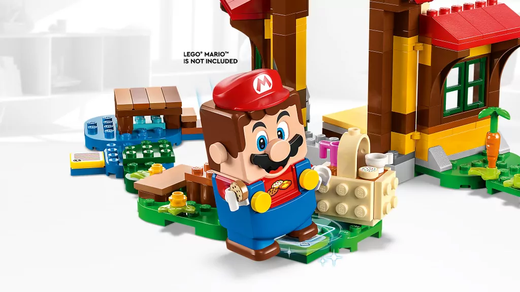 LEGO® Super Mario. Piknik w domu Mario — zestaw rozszerzający. 71422 - tantis.pl
