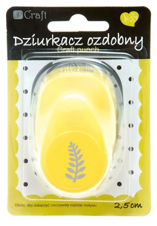 DZIURKACZ OZDOBNY 2,5 CM PAPROC - tantis.pl