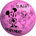 John Piłka jednokolorowa Mickey&Minnie 23cm mix - tantis.pl