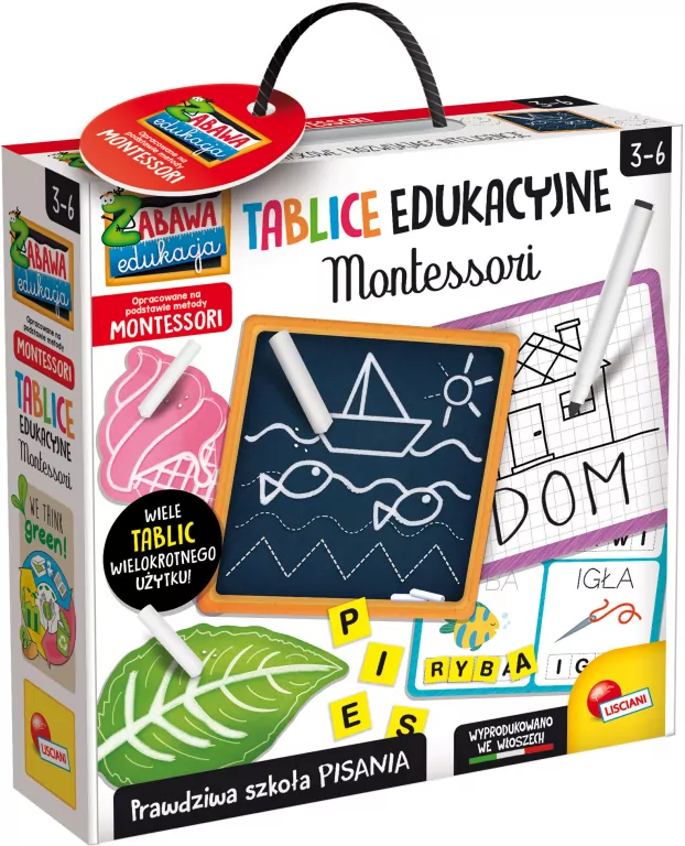 Montessori. Tablice edukacyjne - tantis.pl