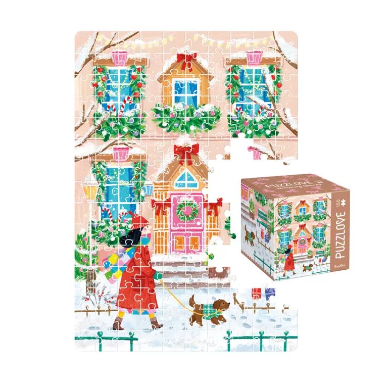 CzuCzu. Puzzlove. Zimowy spacer 150 el. - tantis.pl