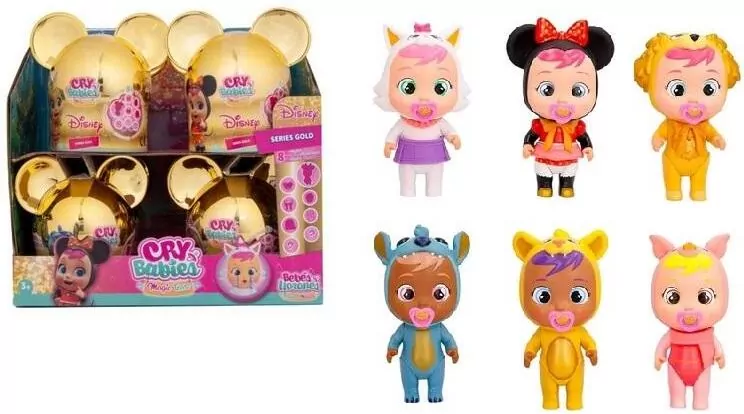 Cry Babies Magic Tears Disney Gold, mix - tantis.pl
