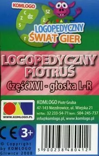 Komlogo. Logopedyczny Piotruś. Część XVI - głoski L-R - tantis.pl