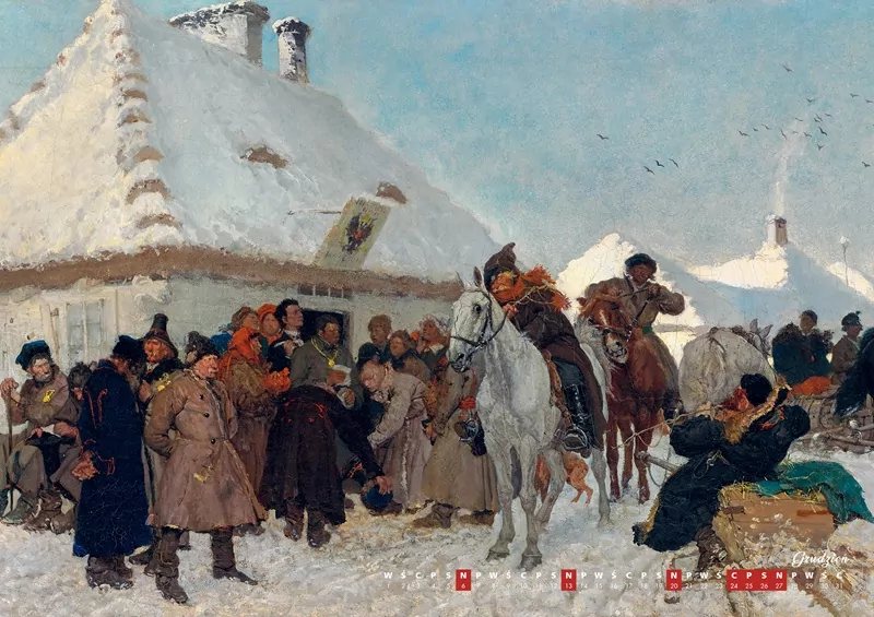 Kalendarz 2026 - Chełmoński A3 - tantis.pl