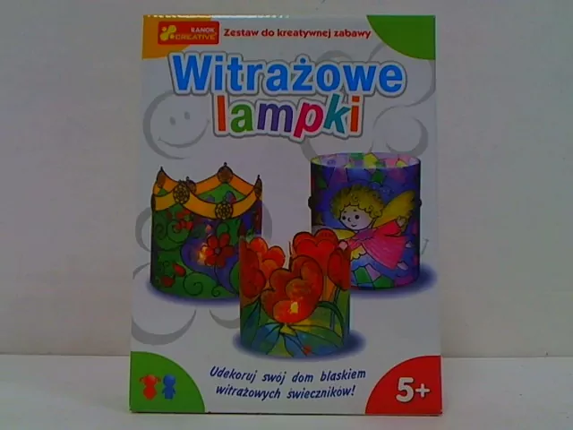 Zestaw Kreatywny. Witrażowe lampki - tantis.pl