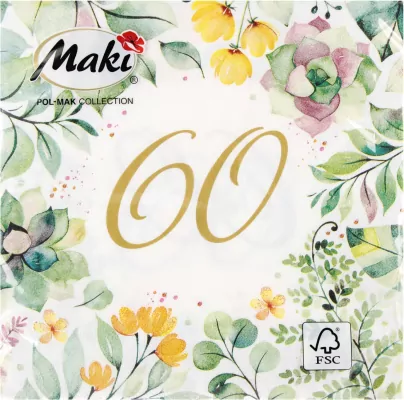 SERWETKA PAP 3W 330X330 60 LAT FLORAL PM OP