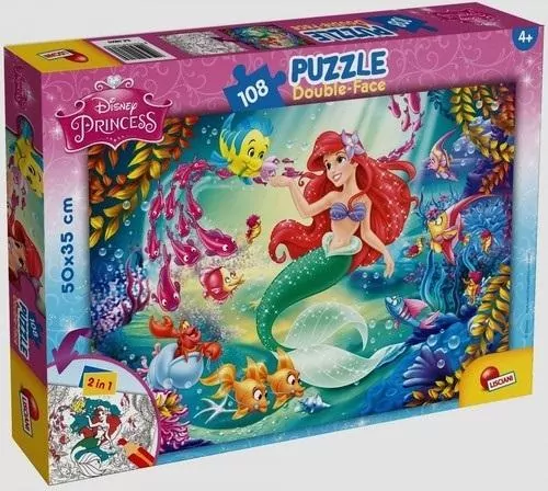 Puzzle dwustronne 108. Mała Syrenka - tantis.pl