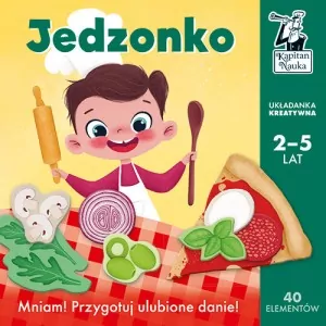 Jedzonko. Układanka kreatywna 2-5 lat - tantis.pl