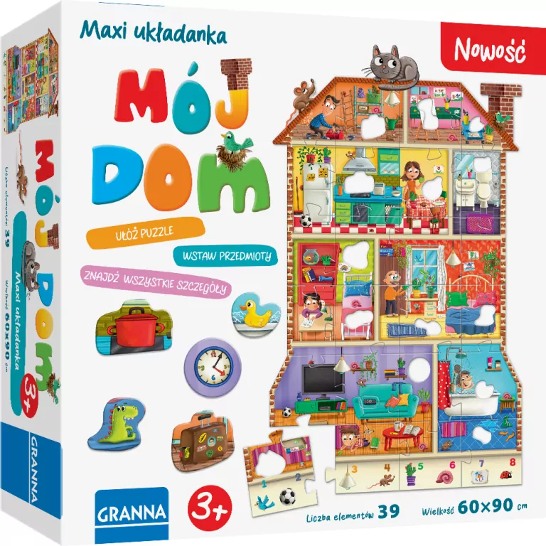Maxi Układanka  Mój Dom - tantis.pl