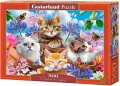 Puzzle 500. Kittens with Flowers.  B-53513 - tantis.pl