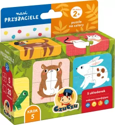 CzuCzu Nasi Przyjaciele Puzzle na cztery 2+