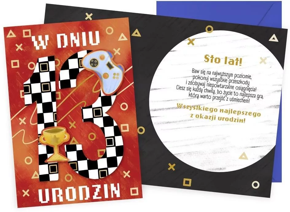 Karnet Urodziny 13 - tantis.pl