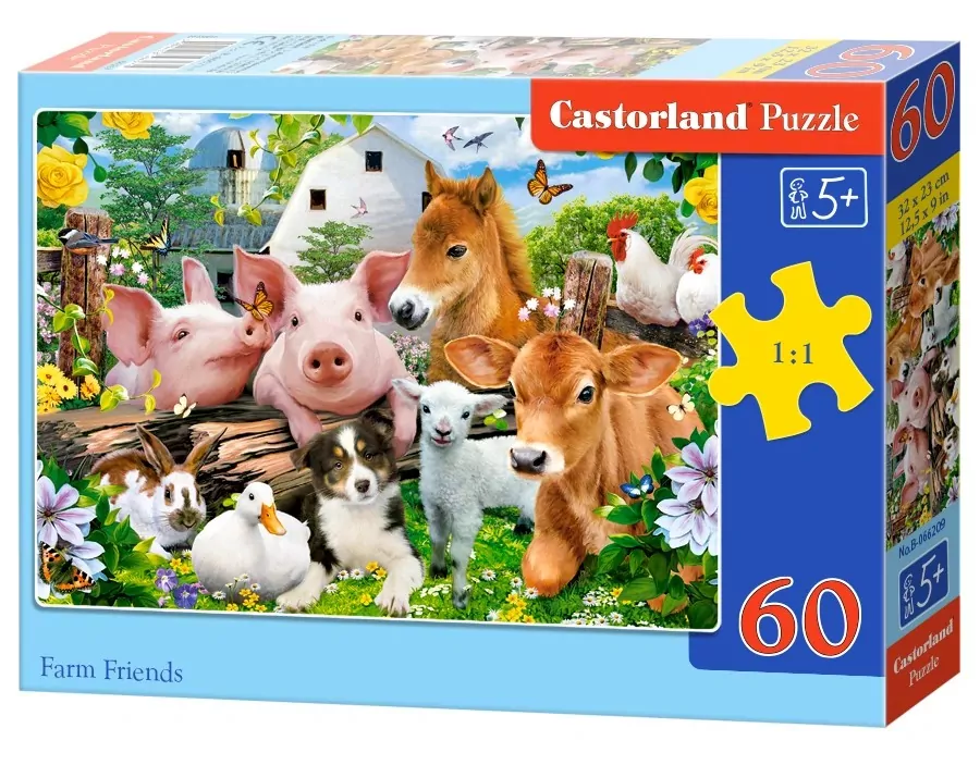 Puzzle 60. Farm Friends - tantis.pl