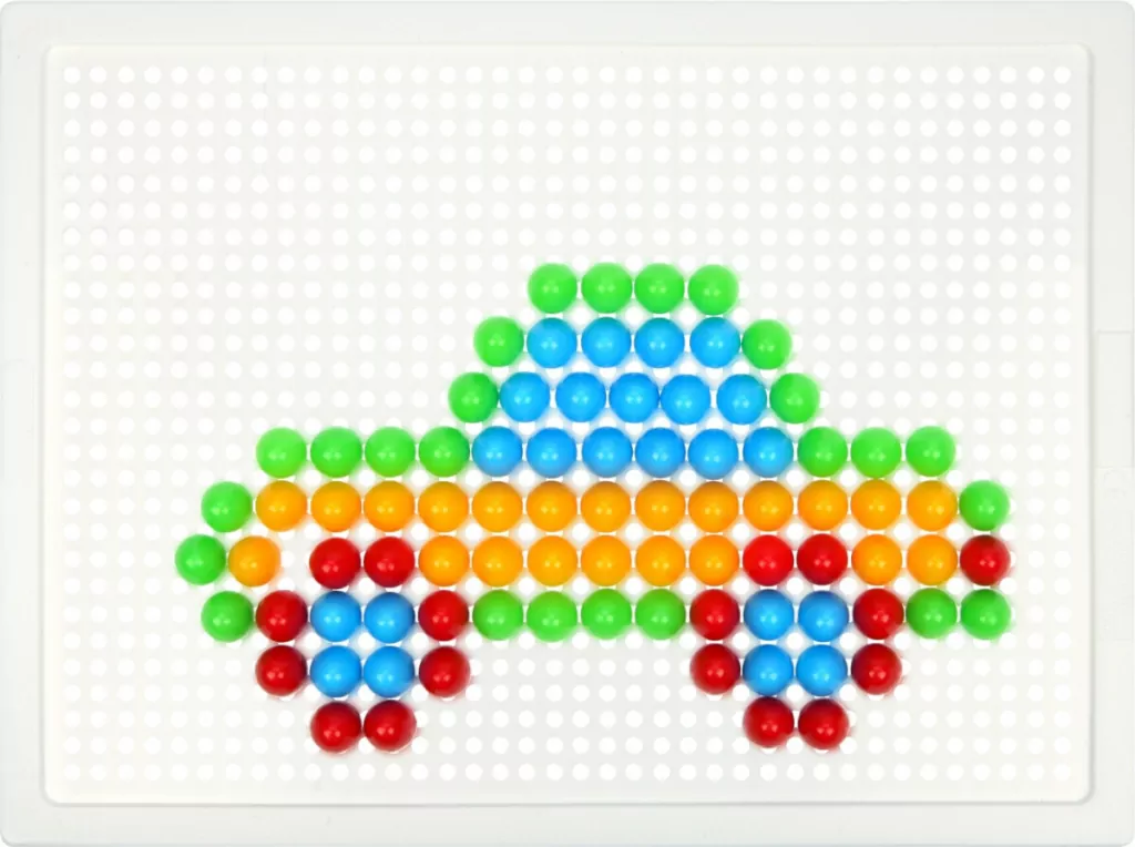Mozaika kolorowa 100 elementów - tantis.pl