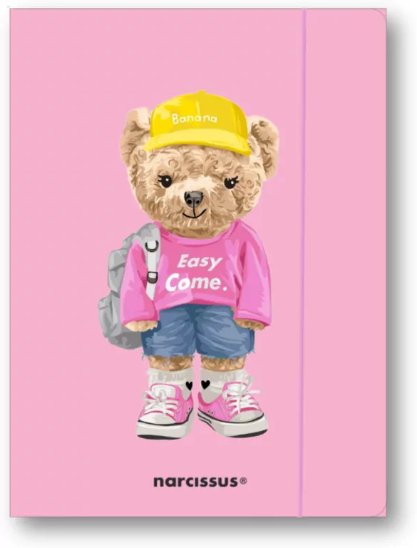 Teczka A4+ z gumką Teddies&Miś Urszula - tantis.pl