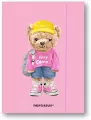 Teczka A4+ z gumką Teddies&Miś Urszula - tantis.pl