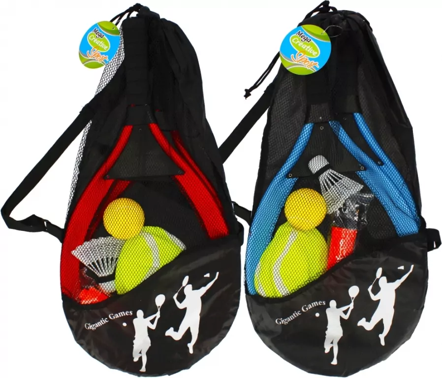 Rakietki plażowe + akcesoria w pokrowcu 28x54cm MC - tantis.pl