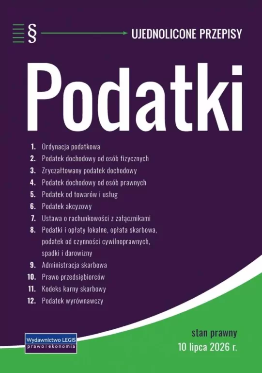 Podatki - ujednolicone przepisy - tantis.pl