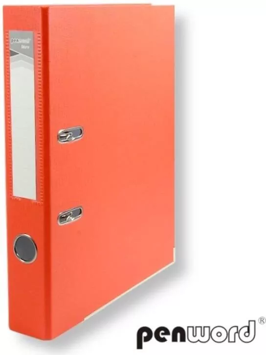 Segregator A4 z okuciem 5cm pomarańczowy - tantis.pl