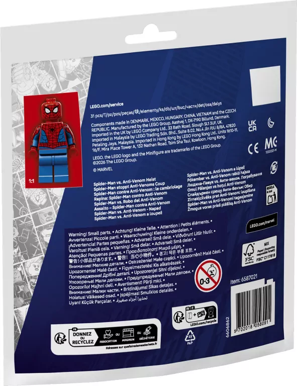 LEGO® Spider-Man vs. Anti-Venom — Napad 30725 - tantis.pl