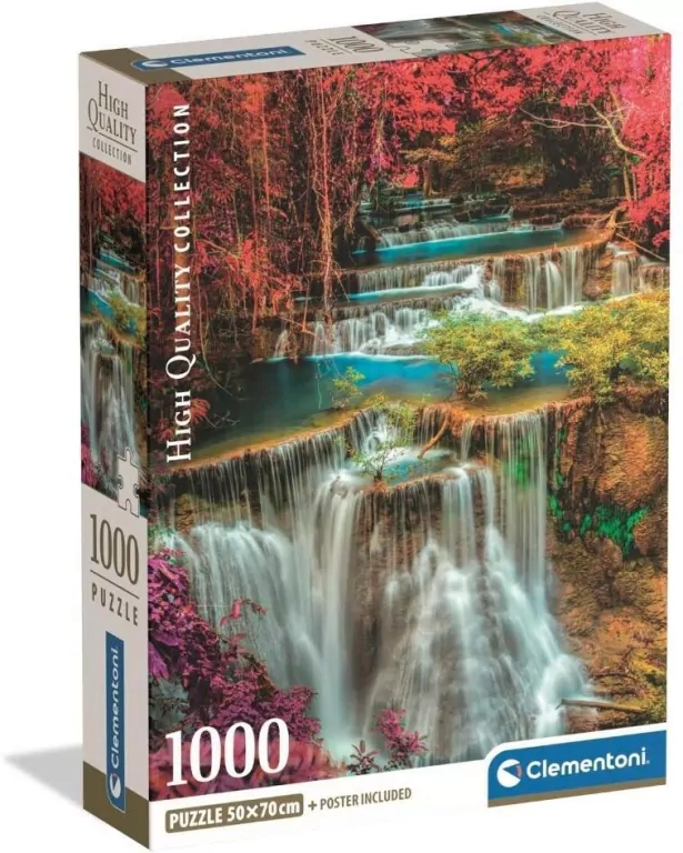 Puzzle 1000 Compact Colourful Thai falls 39984 - tantis.pl