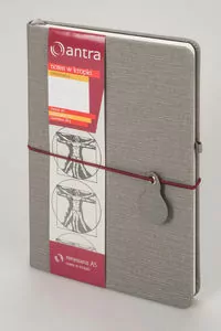 Notes A5 Kratka Renesans Szary - tantis.pl