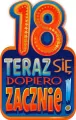 Kartka okolicznościowa Urodziny 18 - tantis.pl