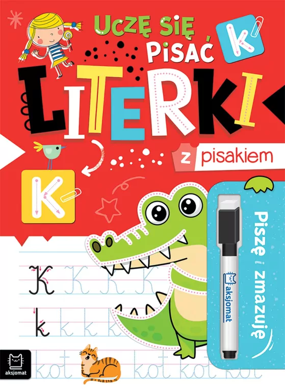 Piszę i zmazuję. Uczę się pisać literki z pisakiem - tantis.pl