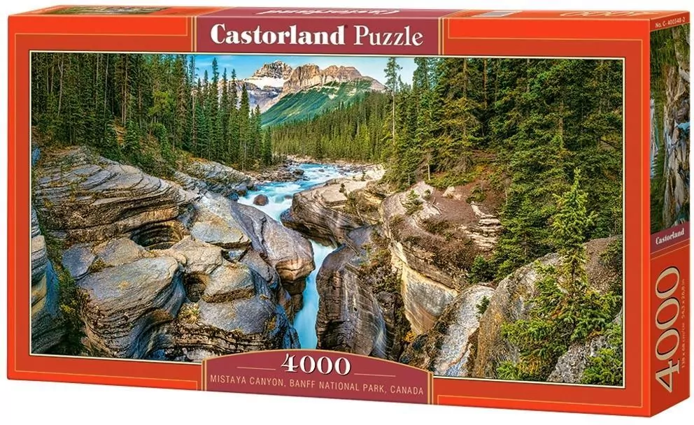 Puzzle 4000. Mistaya Canyon, Banff - tantis.pl
