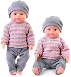 Lalka Natalia bobas siusiający 43cm