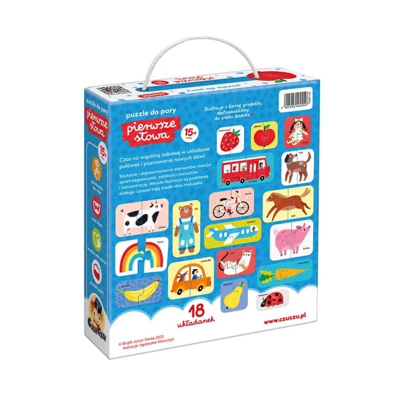 CzuCzu. Puzzle do pary. Pierwsze słowa 15m+ - tantis.pl