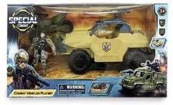 Zestaw wojskowy z pojazdem