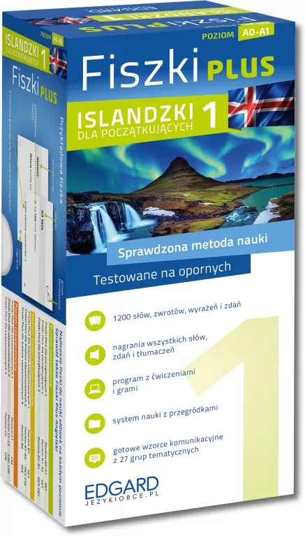 Islandzki Fiszki PLUS dla początkujących 1 - tantis.pl