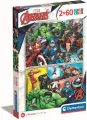 Clementoni. Puzzle 2x60. Super kolor. The Avengers - tantis.pl