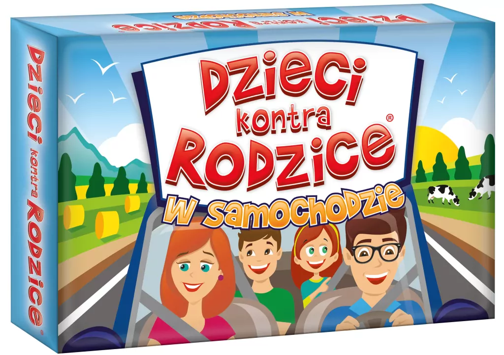 Dzieci kontra rodzice w samochodzie. Gra podróżna - tantis.pl