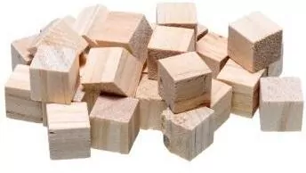 Kostki drewniane naturalne 1,5cm