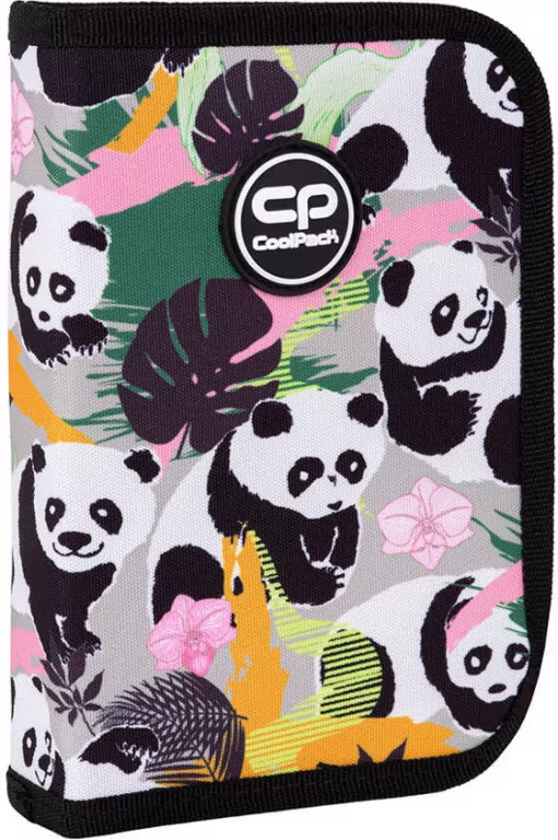 Piórnik 1-komorowy bez wyposażenia Coolpack Clipper Panda Gang - tantis.pl